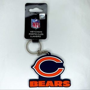 NFL Chicago Bears Rubber Keychain